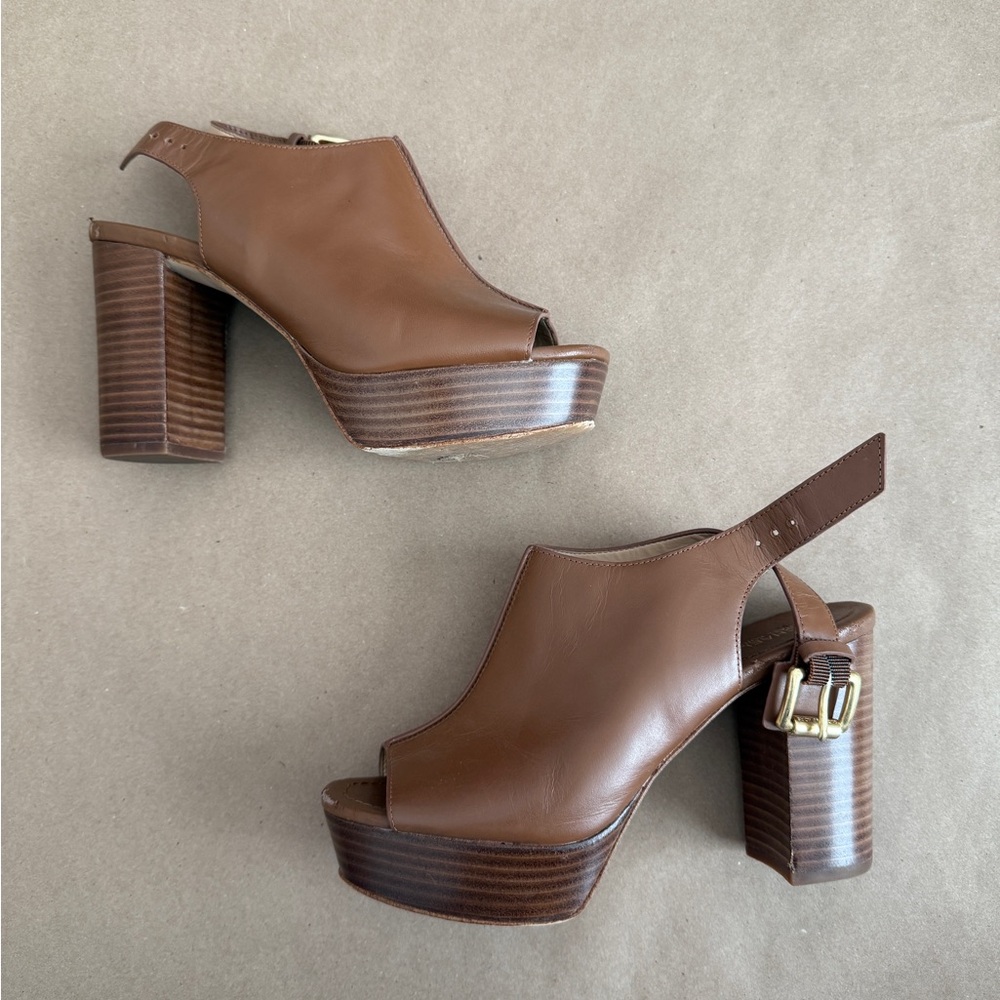 Heeled Peep Toe Michael Kors Booties